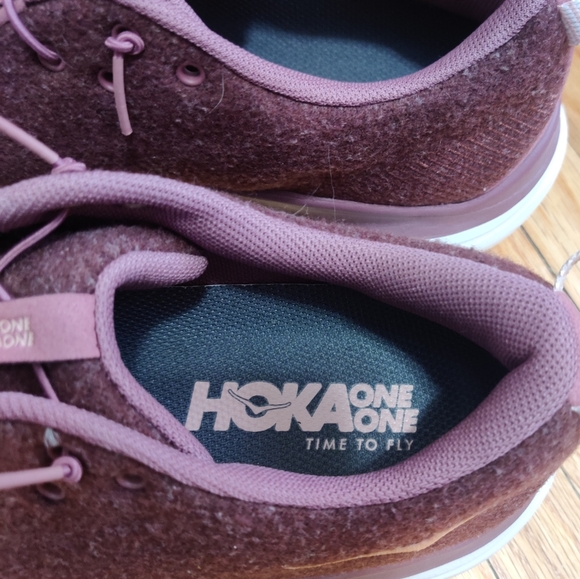 Hoka One One Hupana Flow Wool Sneakers, size 11 - Picture 4 of 8